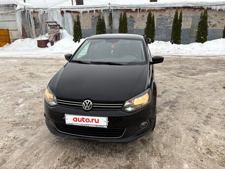 2012 Volkswagen Polo V, чёрный, 475000 рублей, вид 1