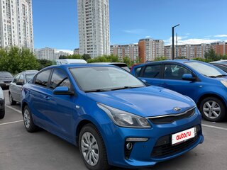 2017 Kia Rio IV, синий, 1300000 рублей, вид 1