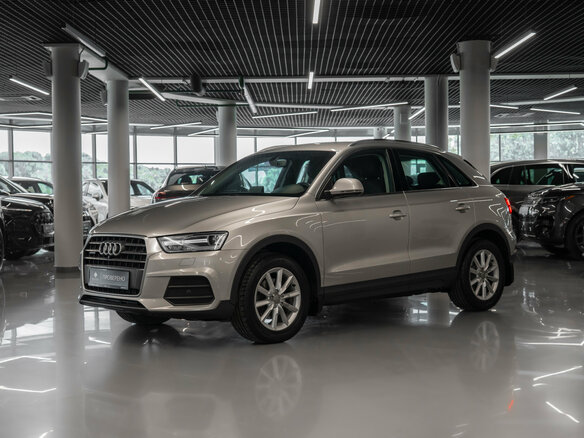 2015 Audi Q3 I (8U) Рестайлинг, серебристый
