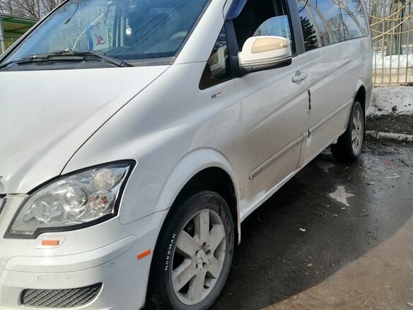 2011 Mercedes-Benz Viano Long L2 I (W639) Рестайлинг, белый, 1700000 рублей