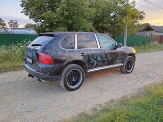 2004 Porsche Cayenne I (955), чёрный, 870000 рублей, вид 2
