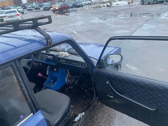 2006 Lada (ВАЗ) 2107, синий, 80000 рублей - вид 6