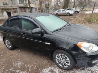 2008 Hyundai Accent III, чёрный, 620000 рублей, вид 3