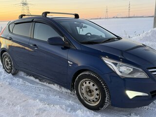 2015 Hyundai Solaris I Рестайлинг, синий, 700000 рублей, вид 5