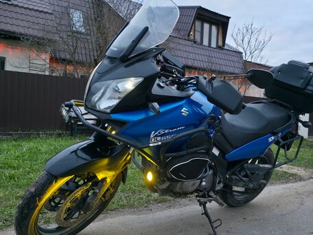2005 Suzuki V-Strom DL 650, синий, 320000 рублей, вид 1