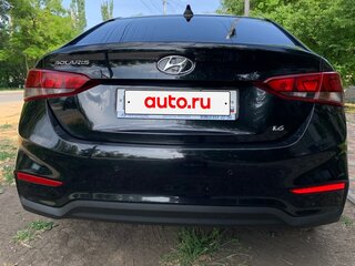 2017 Hyundai Solaris II, чёрный, 1300000 рублей, вид 4