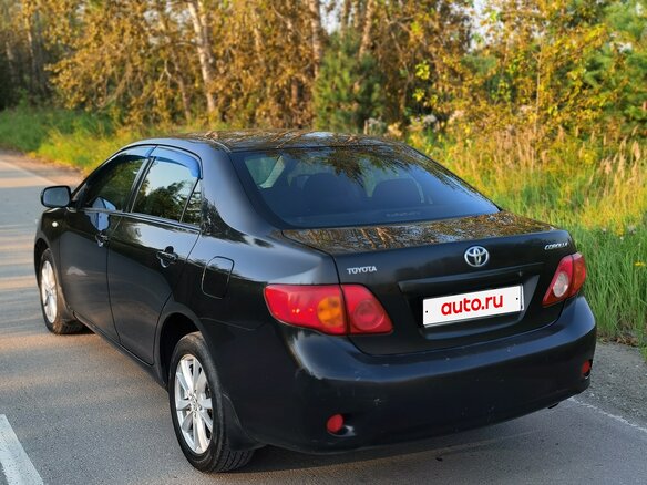 2007 Toyota Corolla X (E140, E150), чёрный, 720000 рублей - вид 6