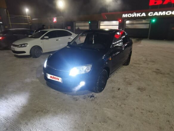 2011 Lada (ВАЗ) Granta I, серый, 360000 рублей - вид 8