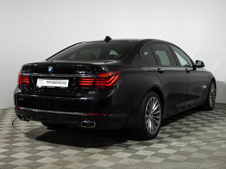 2014 BMW 7 серии Long 740Li xDrive V (F01/F02/F04) Рестайлинг, чёрный, 2049000 рублей, вид 5