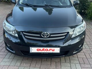2008 Toyota Corolla X (E140, E150), чёрный, 595000 рублей, вид 1