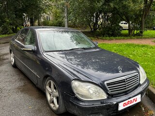 2001 Mercedes-Benz S-Класс 320 IV (W220), синий, 280000 рублей, вид 2