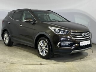 2017 Hyundai Santa Fe III Рестайлинг, коричневый, 1830000 рублей, вид 4