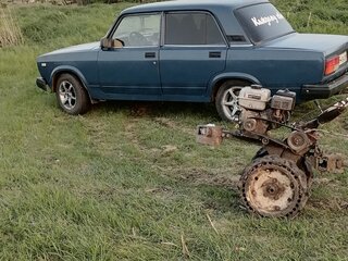 2002 Lada (ВАЗ) 2107, синий, 145000 рублей, вид 3