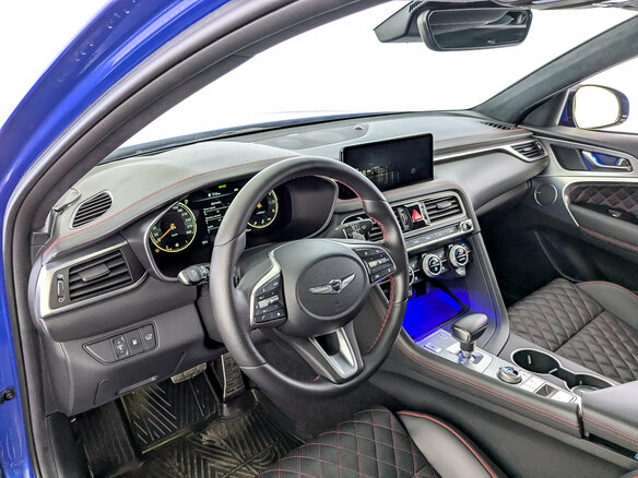2022 Genesis G70 I Рестайлинг, синий, 4000000 рублей - вид 15