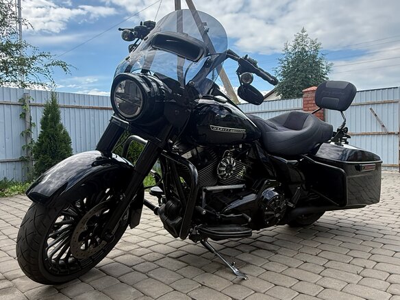2014 Harley-Davidson Road King, чёрный, 1490000 рублей - вид 11