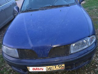 2002 Mitsubishi Carisma I Рестайлинг, синий, 199000 рублей, вид 2