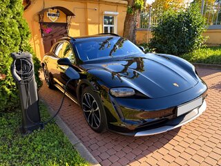 2022 Porsche Taycan 4 Cross Turismo I, чёрный, 8500000 рублей, вид 5