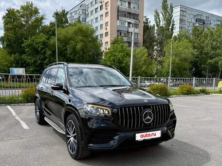 2020 Mercedes-Benz GLS 400 d II (X167), чёрный, 7497000 рублей, вид 4