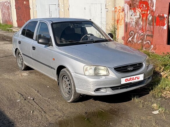 2007 Hyundai Accent ТагАЗ II, серебристый, 248000 рублей - вид 2
