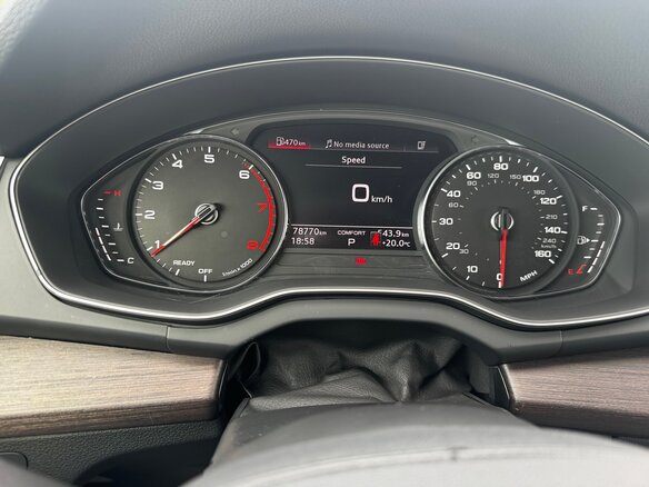 2023 Audi Q5 40 TFSI II (FY) Рестайлинг, синий, 3345000 рублей - вид 8