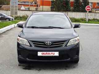 2010 Toyota Corolla X (E140, E150) Рестайлинг, чёрный, 1250000 рублей, вид 2