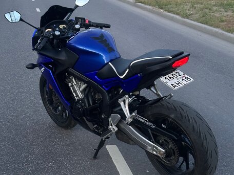 2016 Honda CBR 650F, синий, 499999 рублей, вид 1