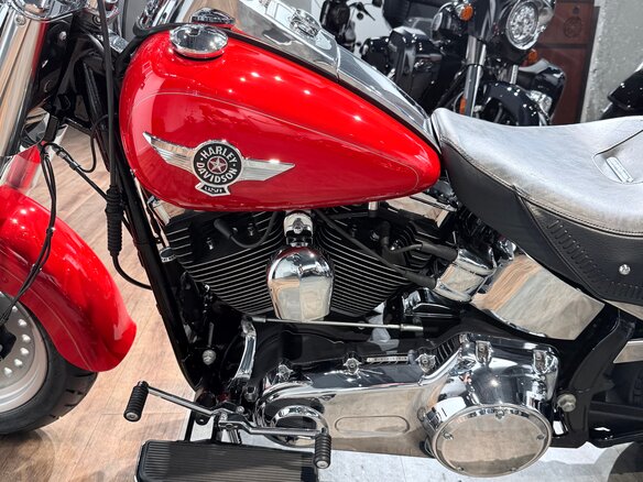2010 Harley-Davidson Fat Boy, красный, 1099000 рублей - вид 8
