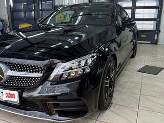 2021 Mercedes-Benz C-Класс 180 IV (W205) Рестайлинг, чёрный, 5300000 рублей, вид 2