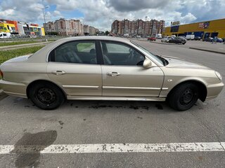 2006 Hyundai Sonata ТагАЗ IV (EF) Рестайлинг, бежевый, 440000 рублей, вид 4