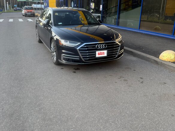 2019 Audi A8 Long 55 TFSI IV (D5), синий, 5250000 рублей - вид 12