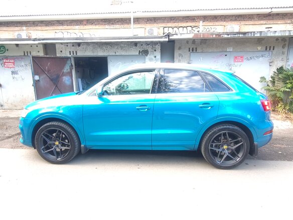2015 Audi Q3 I (8U) Рестайлинг, голубой, 2080000 рублей - вид 6