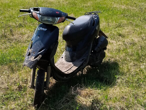 2012 Honda Dio, чёрный, 37000 рублей