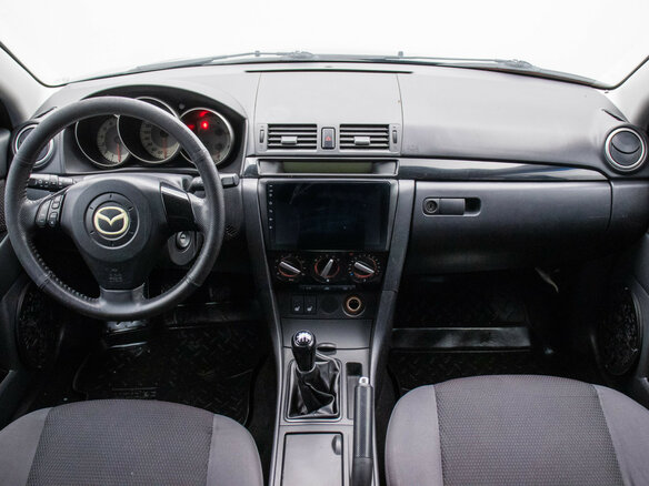 2008 Mazda 3 I (BK) Рестайлинг, чёрный, 424000 рублей - вид 12