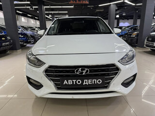 2018 Hyundai Solaris II, белый, 949000 рублей, вид 2