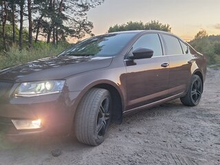 2015 Skoda Octavia III (A7), коричневый, 1200000 рублей, вид 2