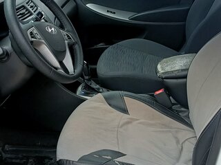 2016 Hyundai Solaris I Рестайлинг, белый, 749300 рублей, вид 5