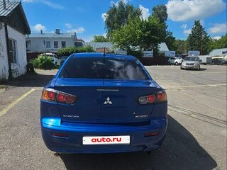 2011 Mitsubishi Lancer X Рестайлинг, синий, 770000 рублей, вид 3