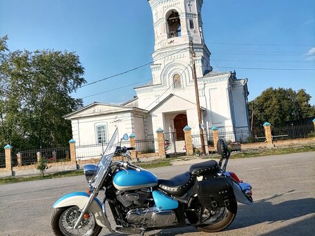 2009 Suzuki Boulevard C50, голубой, 620000 рублей, вид 1
