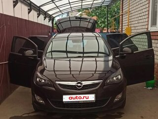2011 Opel Astra J, коричневый, 820000 рублей, вид 1