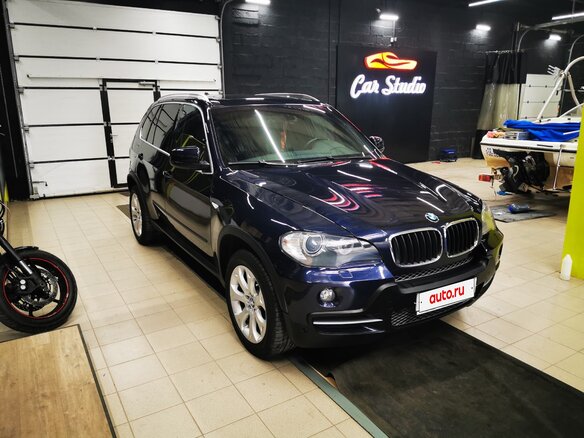 2009 BMW X5 30d II (E70), синий, 1610000 рублей - вид 27