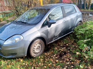 2007 Fiat Punto III Grande Punto, серый, 200000 рублей, вид 3