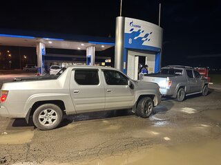 2007 Honda Ridgeline I, серебристый, 1400000 рублей, вид 1