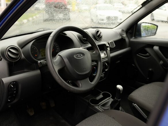 2017 Lada (ВАЗ) Granta I, синий, 427000 рублей - вид 4