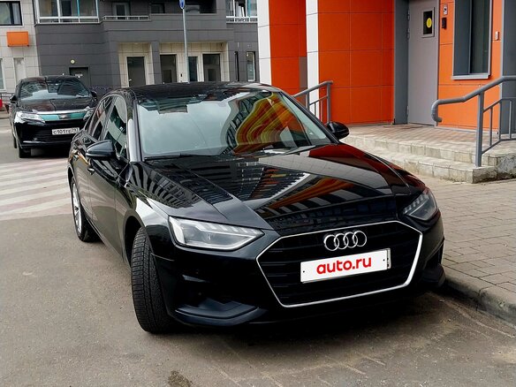 2021 Audi A4 35 TFSI Long V (B9) Рестайлинг, чёрный - вид 1