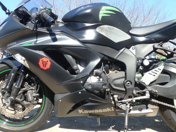 2015 Kawasaki ZX-6 Ninja, чёрный, 800000 рублей - вид 9