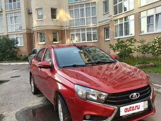 2015 Lada (ВАЗ) Vesta I, красный, 560000 рублей, вид 1