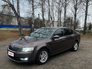 2014 Skoda Octavia III (A7), коричневый, 910000 рублей, вид 1