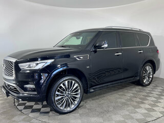 2018 Infiniti QX80 I Рестайлинг 2, чёрный, 7400000 рублей, вид 1