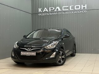 2015 Hyundai Elantra V (MD) Рестайлинг, чёрный, 1279000 рублей, вид 1