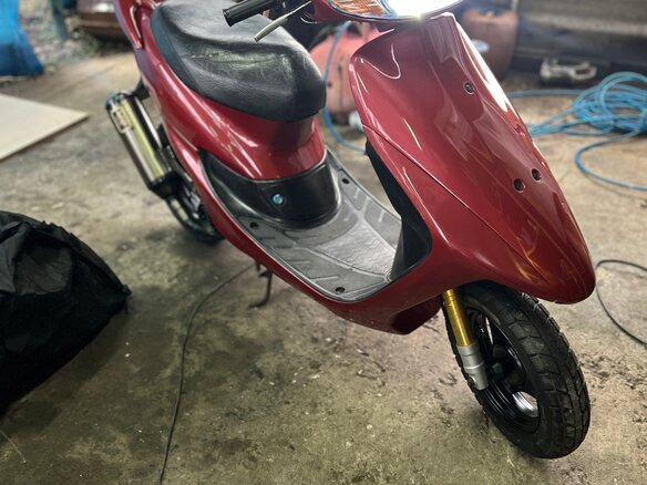 2000 Honda Dio, красный, 57000 рублей